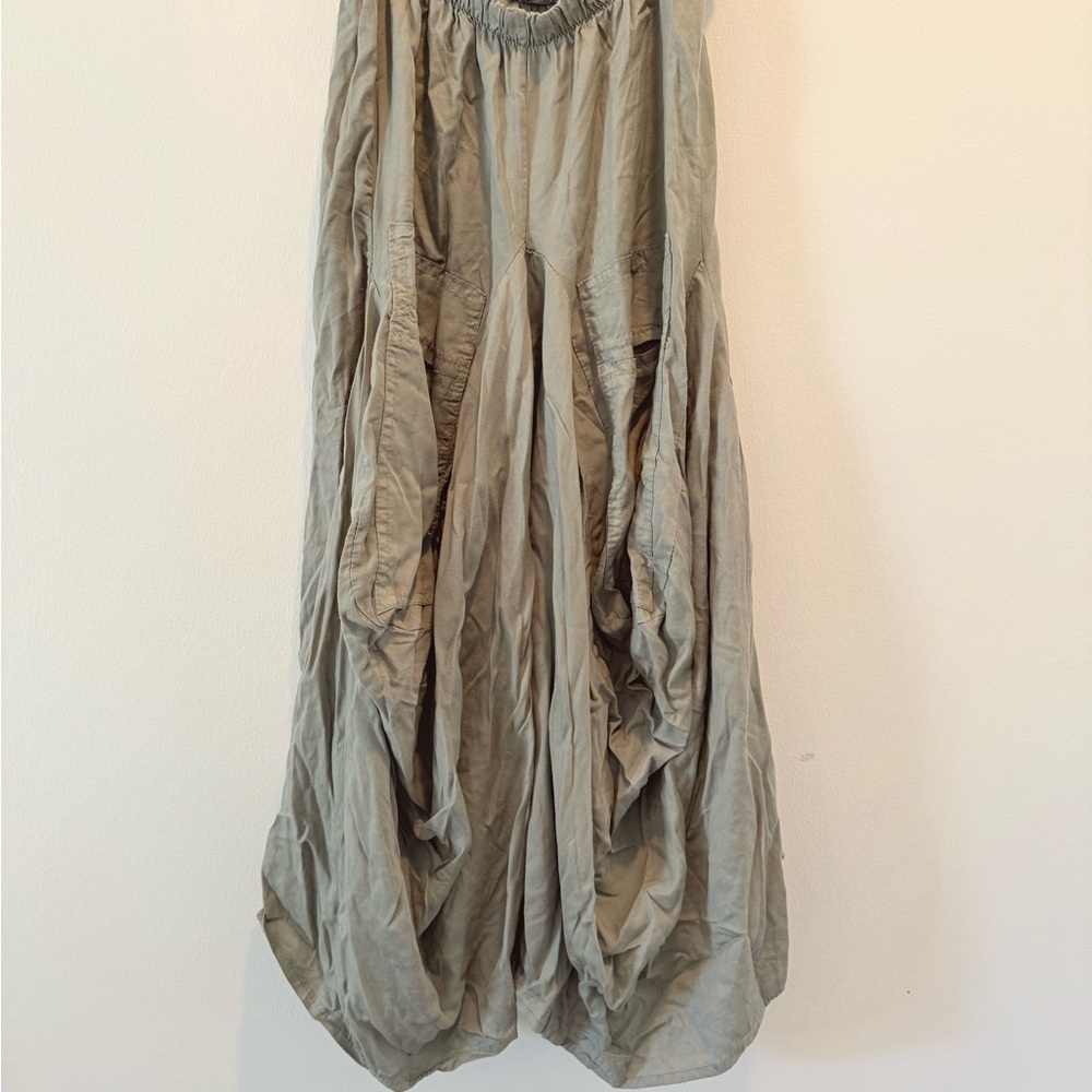 Boutique Elegant Gray/Green Women's Skirt